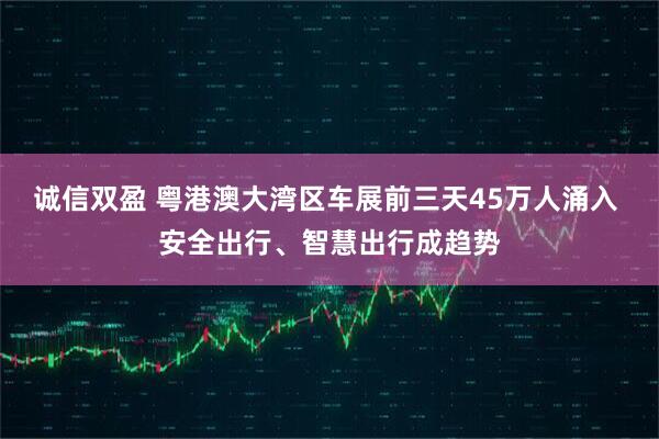 诚信双盈 粤港澳大湾区车展前三天45万人涌入 安全出行、智慧出行成趋势