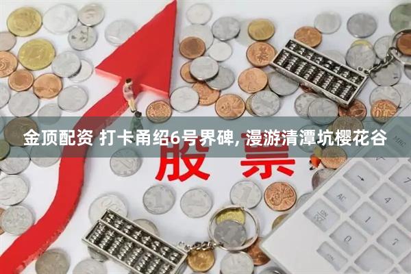 金顶配资 打卡甬绍6号界碑, 漫游清潭坑樱花谷